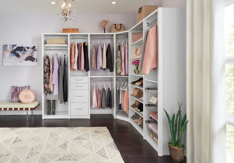 SpaceCreations walk-in closet