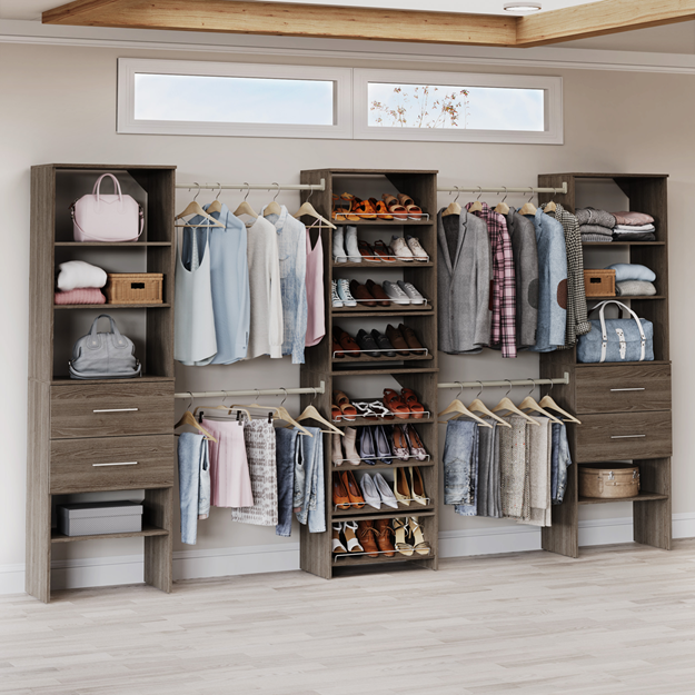DIY Closet System Cost: ClosetMaid’s BrightWood Collection