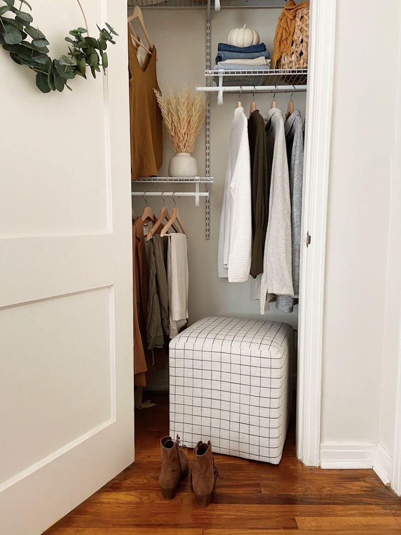 small wire closet system