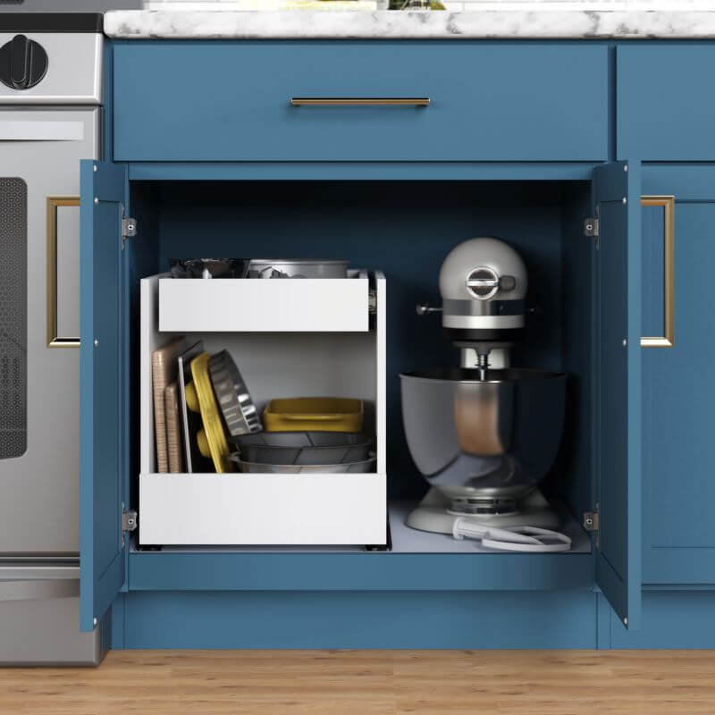 kitchen cabinet double-tier organizer